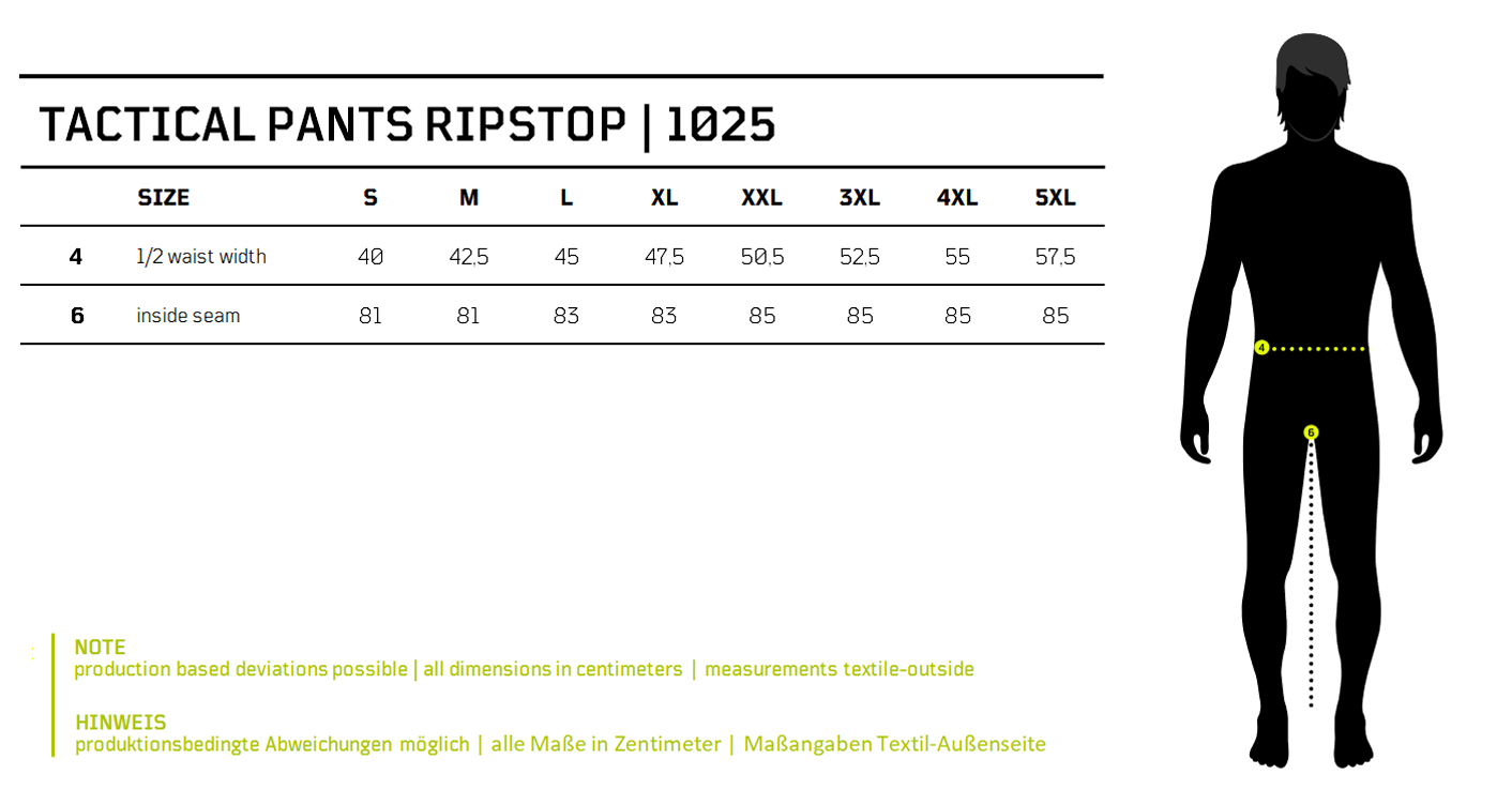 Pantalon tactique Ripstop