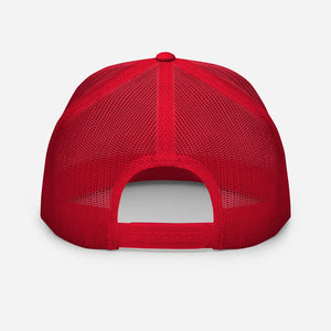 R-benz Red White Trucker Cap